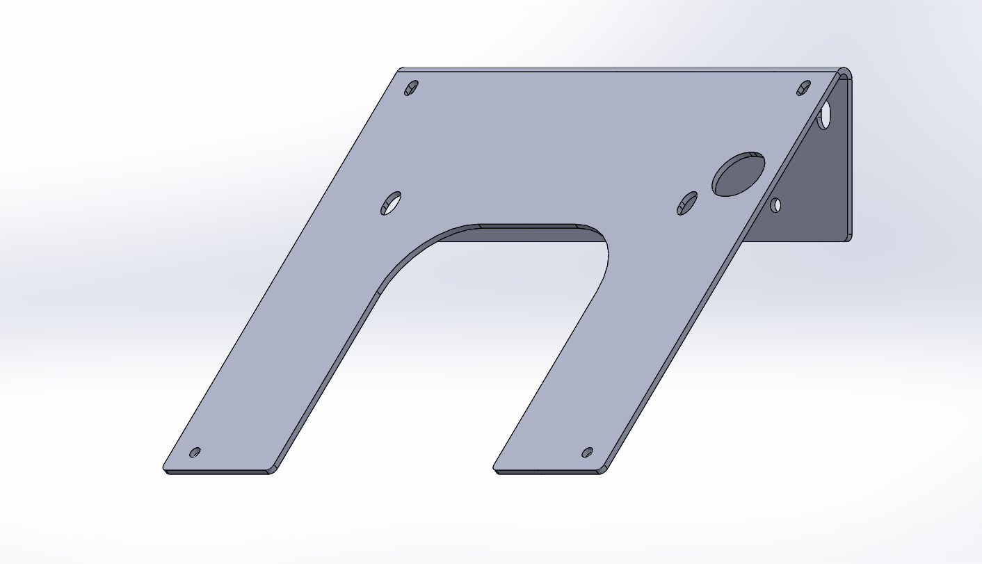 Bracket to hold solar panel
